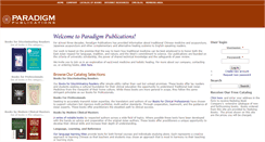 Desktop Screenshot of paradigm-pubs.com